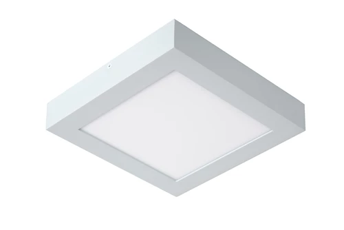 Lucide BRICE-LED - Deckenleuchte Badezimmer - LED Dim. - 1x22W 3000K - IP44 - Weiß - ausgeschaltet